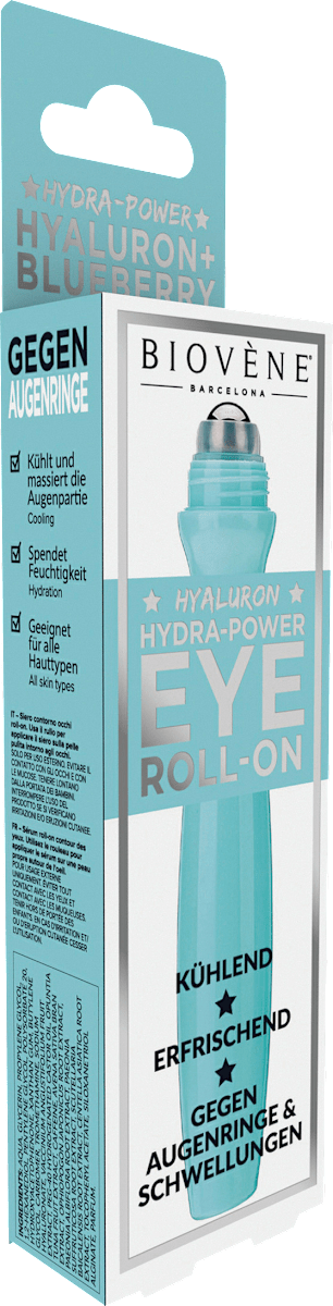 BIOVÈNE BARCELONA Eye Roll-On Hydra-Power Hyaluron, 15 ml