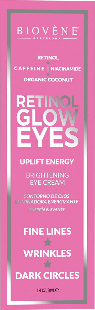 BIOVÈNE BARCELONA Eye Cream Retinol Glow Eyes Uplift Energy, 30 ml