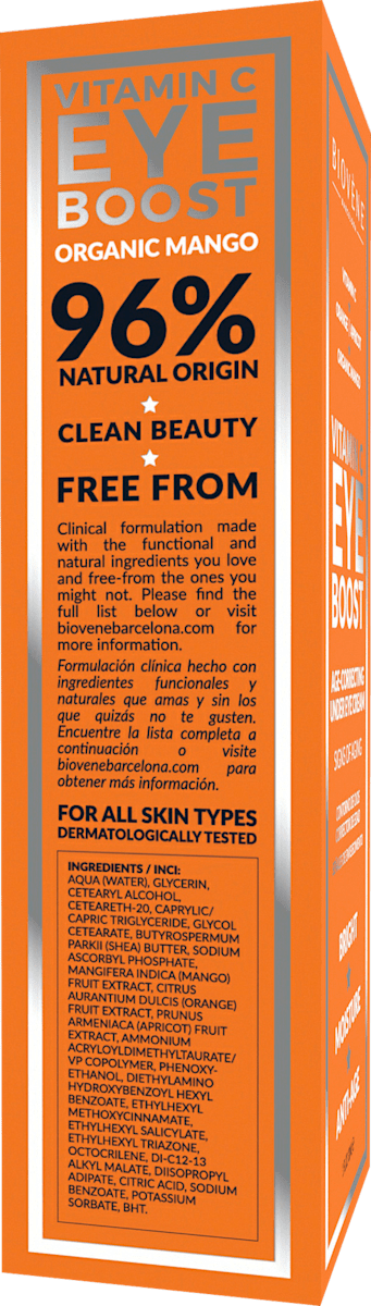BIOVÈNE BARCELONA Eye Cream Vitamin C Eye Boost Age-Correcting, 30 ml