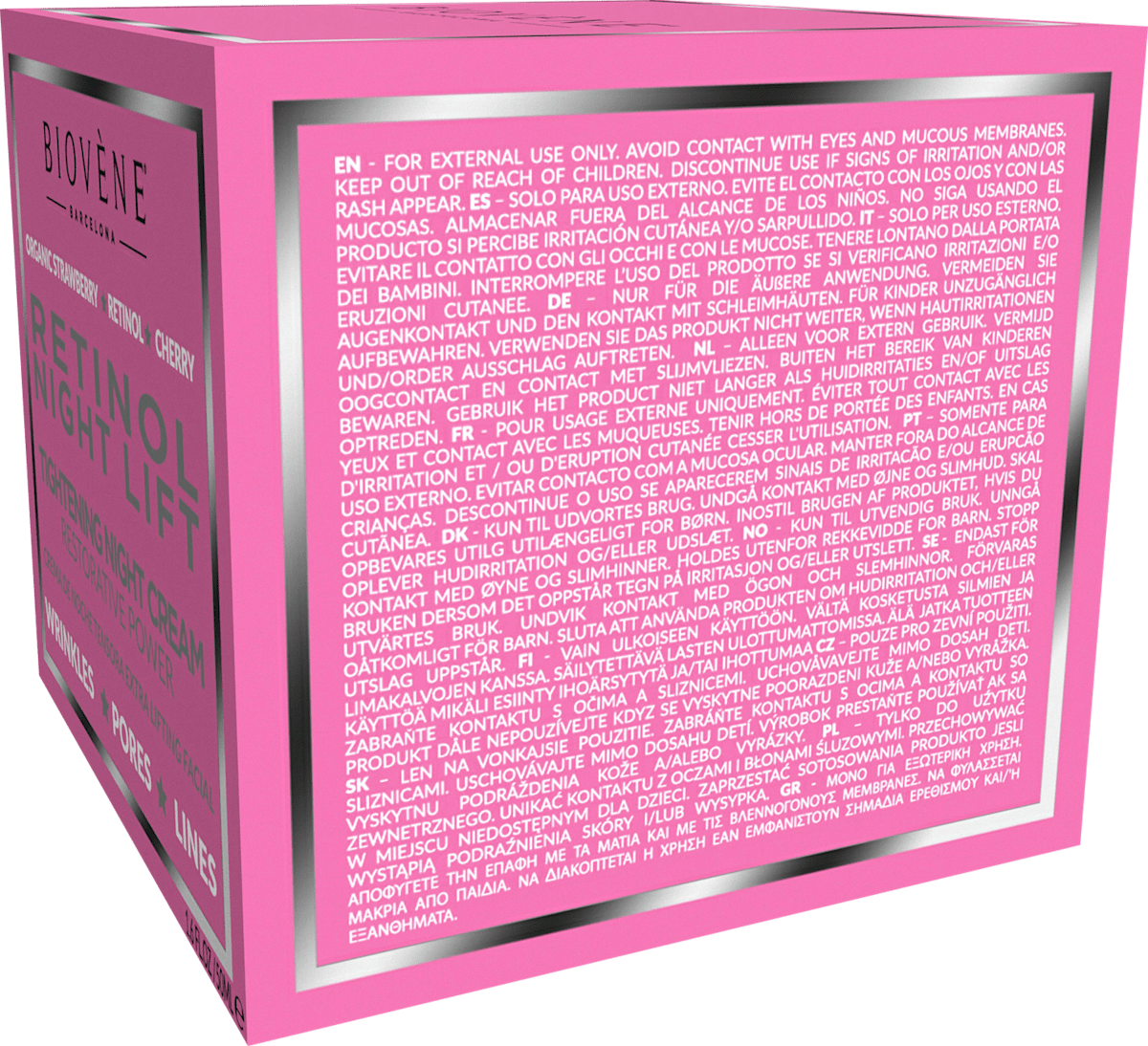 BIOVÈNE BARCELONA Night Cream Retinol Night Lift Power Tightening, 50 ml