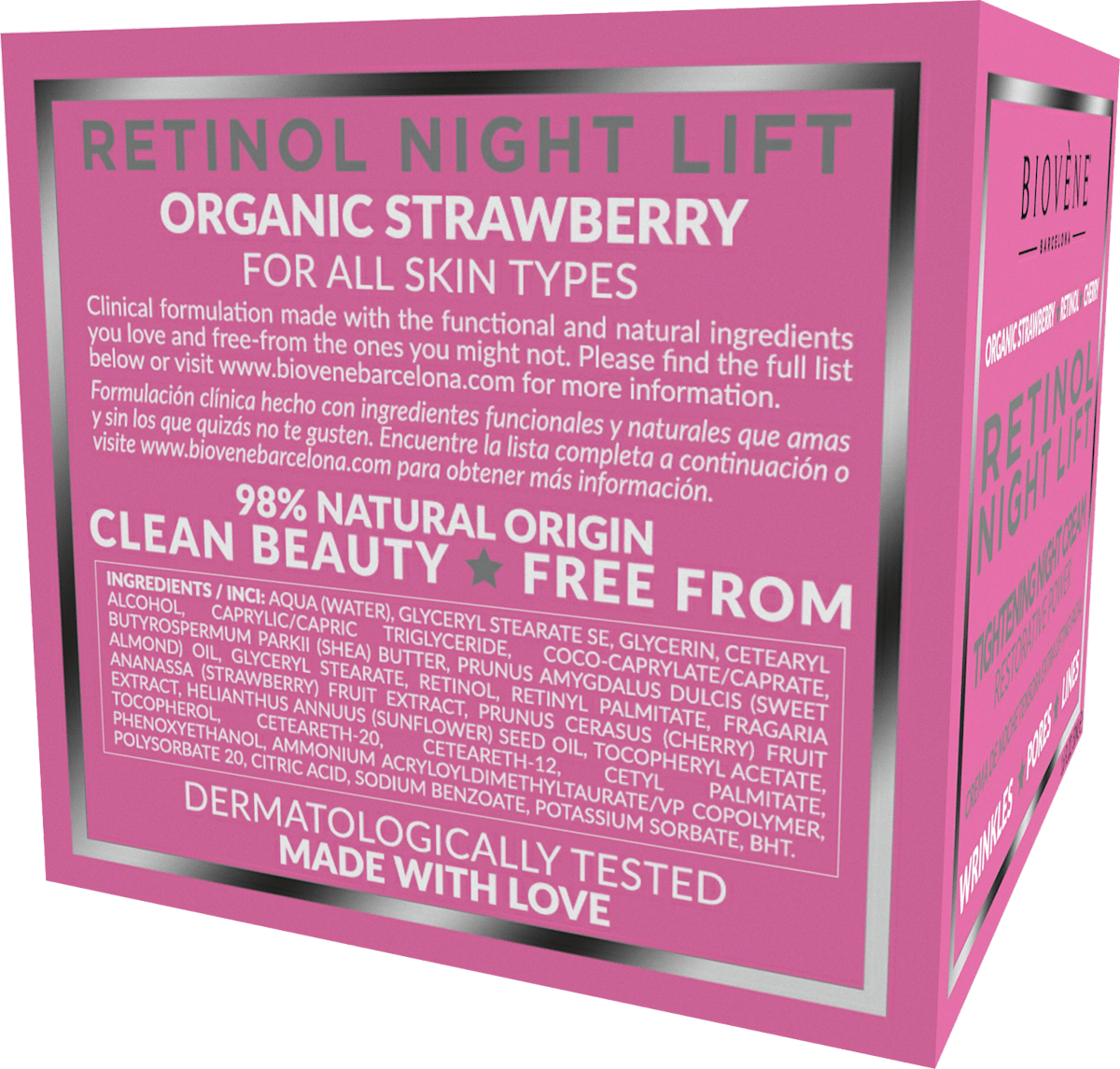 BIOVÈNE BARCELONA Night Cream Retinol Night Lift Power Tightening, 50 ml