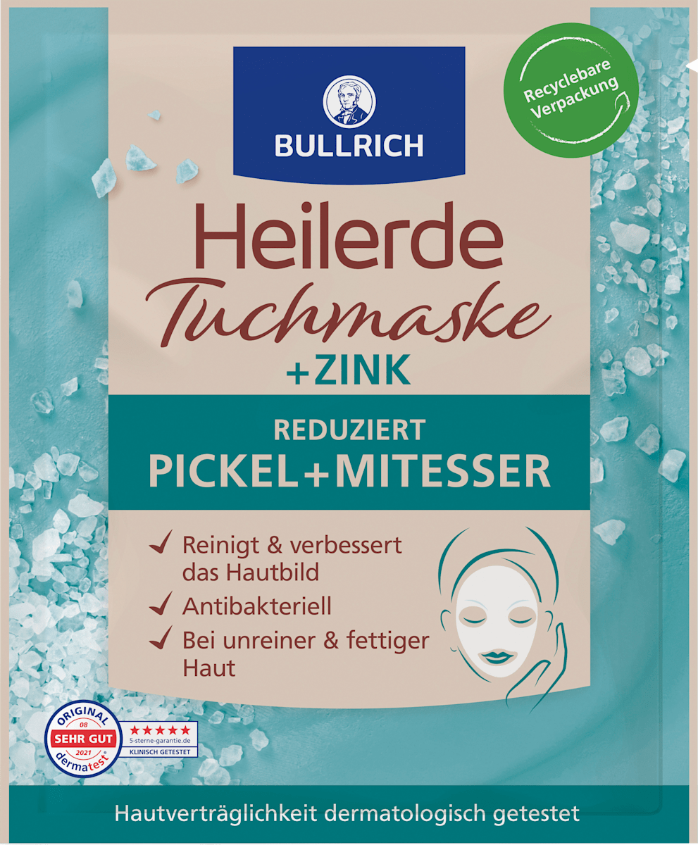 BULLRICH Sheet Mask Healing Earth + Zinc, 1 pc