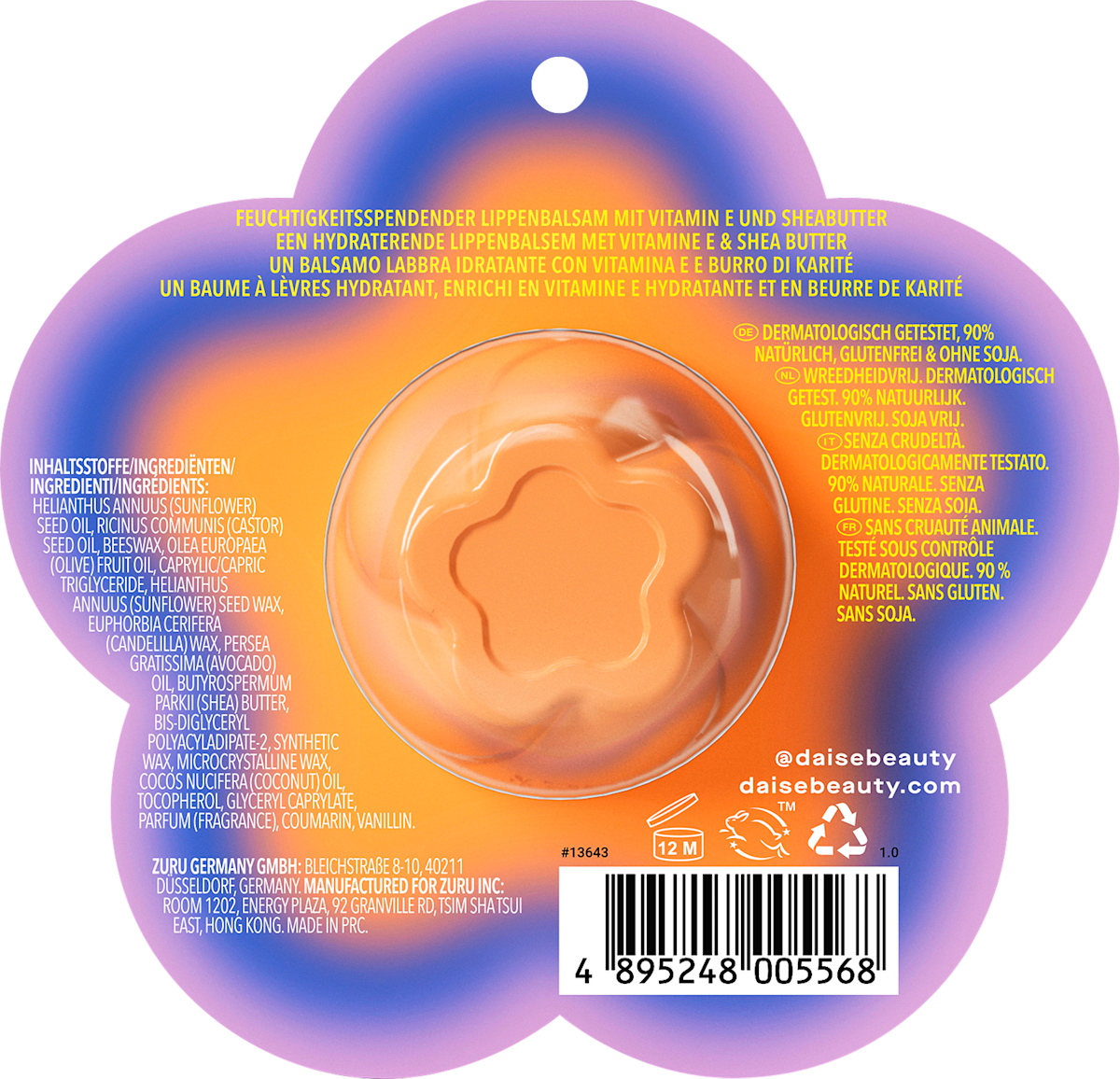 DAISE Lip Balm Very Vanilla, 7 g