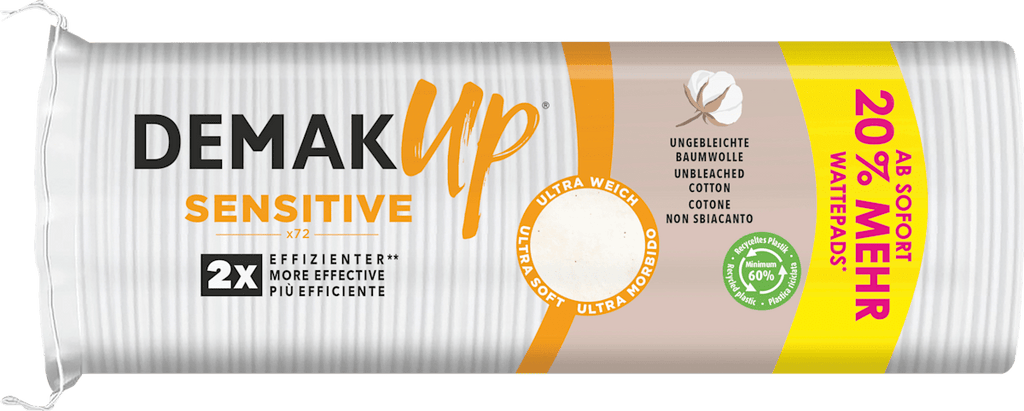 Demak'Up Cotton Pads Sensitive, 72 pcs