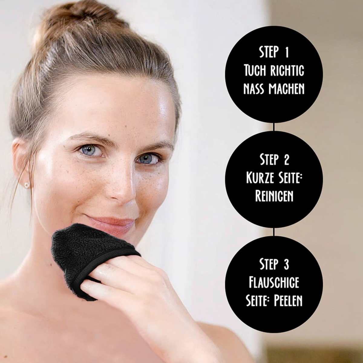The Original MakeUp Eraser Pad Black, 2 pcs