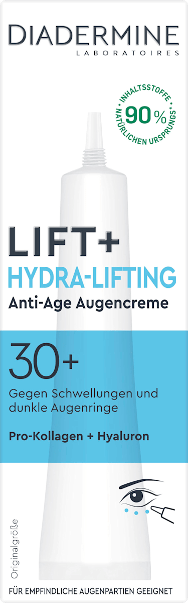 Diadermine Eye Cream Lift+ Hydra Lifting Eye Contour, 15 ml