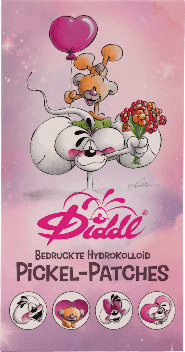 Diddl Anti-Pimple Patches Printed Hydrocolloid, 28 pcs