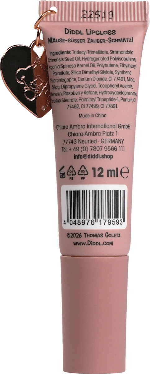 Diddl Lip Gloss Nude, 12 ml