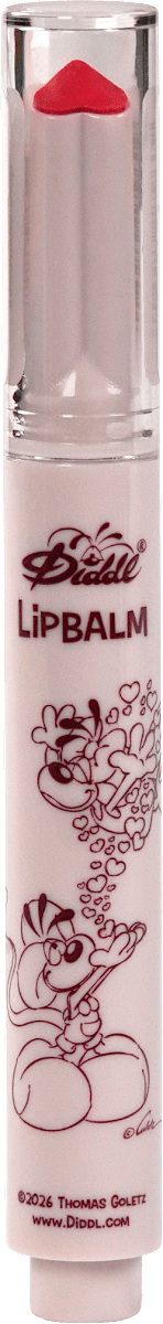 Diddl Lip Care Lip Balm Heart Shape Red, 1.5 g
