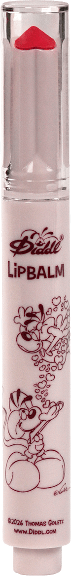 Diddl Lip Care Lip Balm Heart Shape Red, 1.5 g