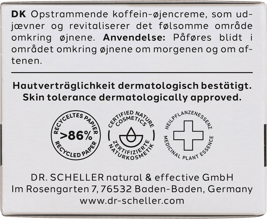Dr. Scheller Eye Cream Firming Caffeine, 15 ml