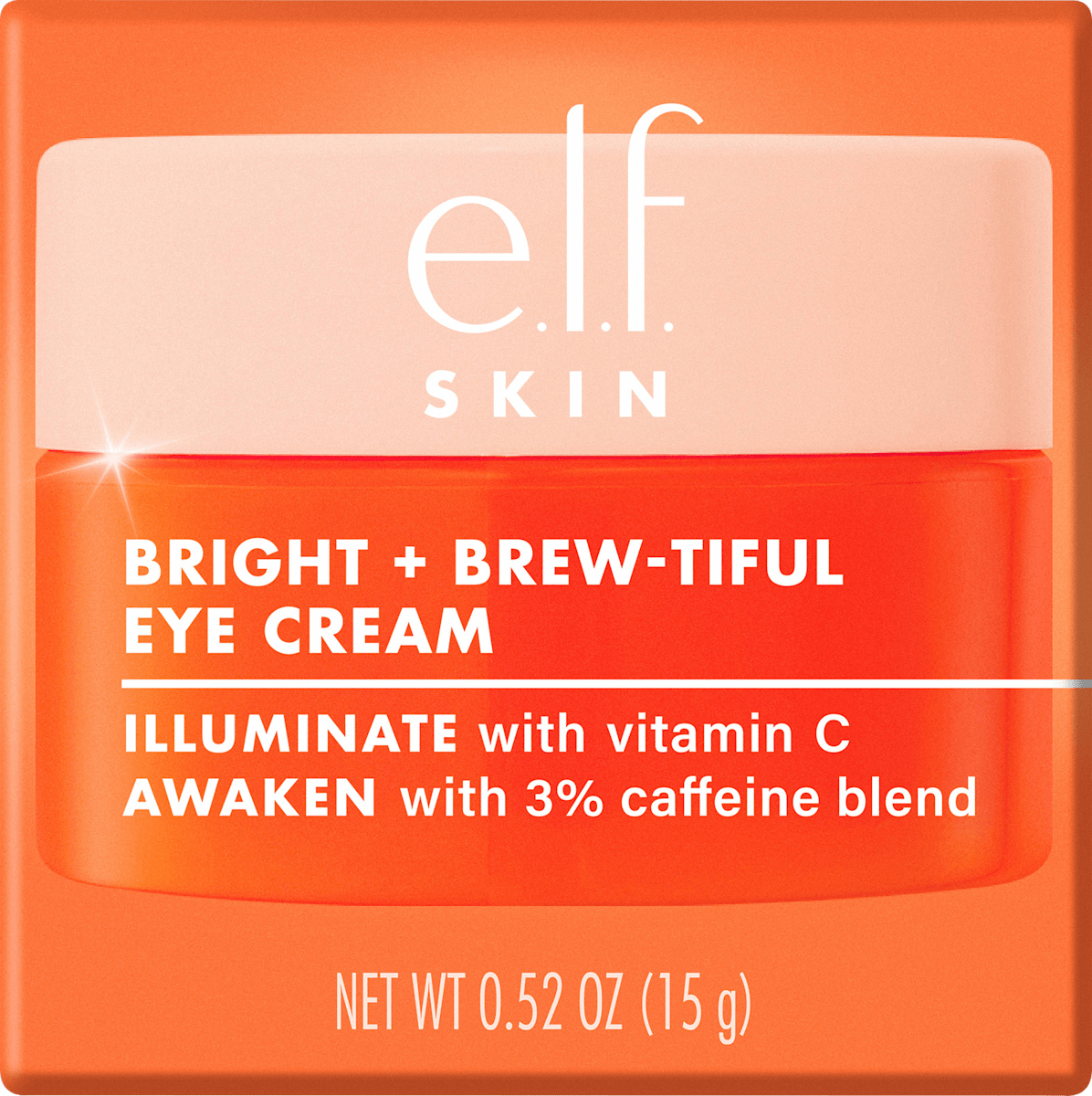 e.l.f. Cosmetics Eye Cream Bright & Brew-tiful Holy Hydration!, 15 g