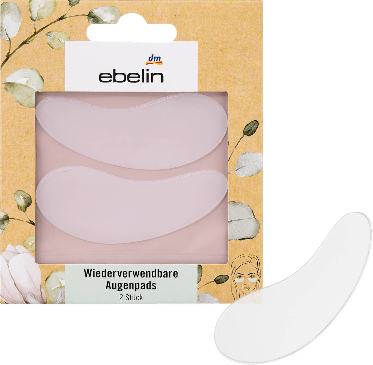 ebelin Reusable Eye Pads (1 pair), 2 pcs