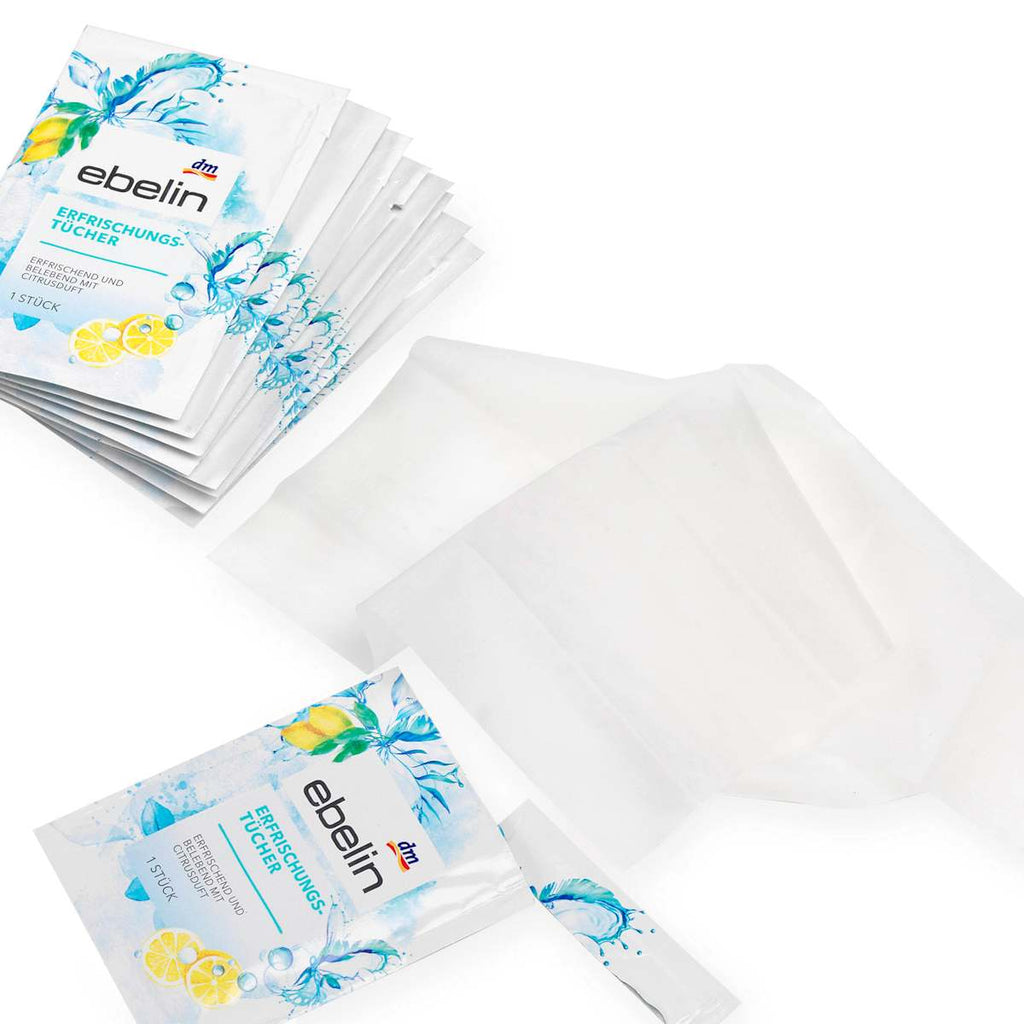 ebelin Citrus Refreshing Wipes 10 pcs