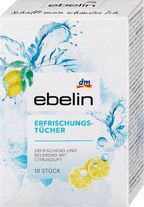 ebelin Citrus Refreshing Wipes 10 pcs