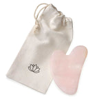 ebelin Gua Sha Y-Stone Rose Quartz – pouch
