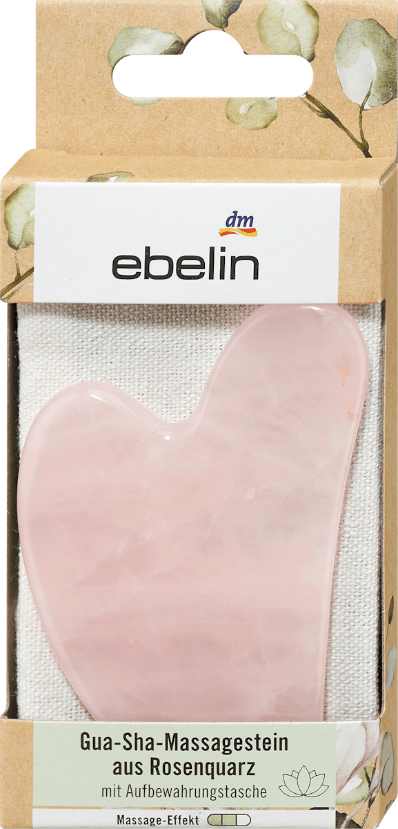 ebelin Gua Sha Y-Stone Rose Quartz