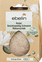 ebelin Konjac Facial Cleansing Sponge, 1 pc