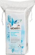 ebelin Cosmetic Cotton Wipes, 80 pcs