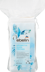 ebelin Cosmetic Cotton Wipes, 80 pcs