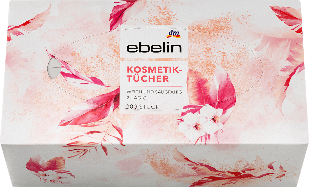 ebelin Cosmetic Tissues, 200 pcs