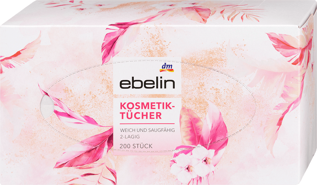 ebelin Cosmetic Tissues, 200 pcs