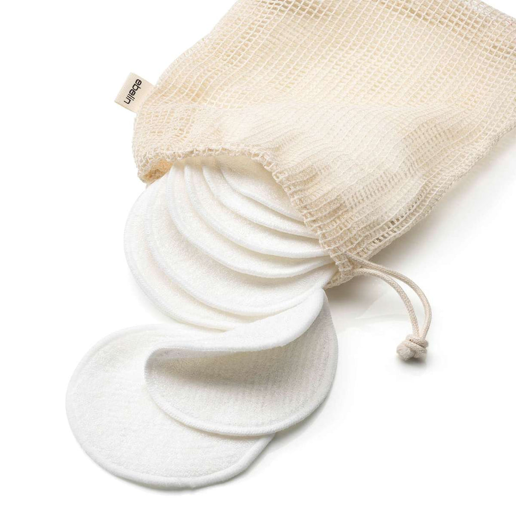 ebelin Cleansing Pads with Laundry Net, 7 pcs
