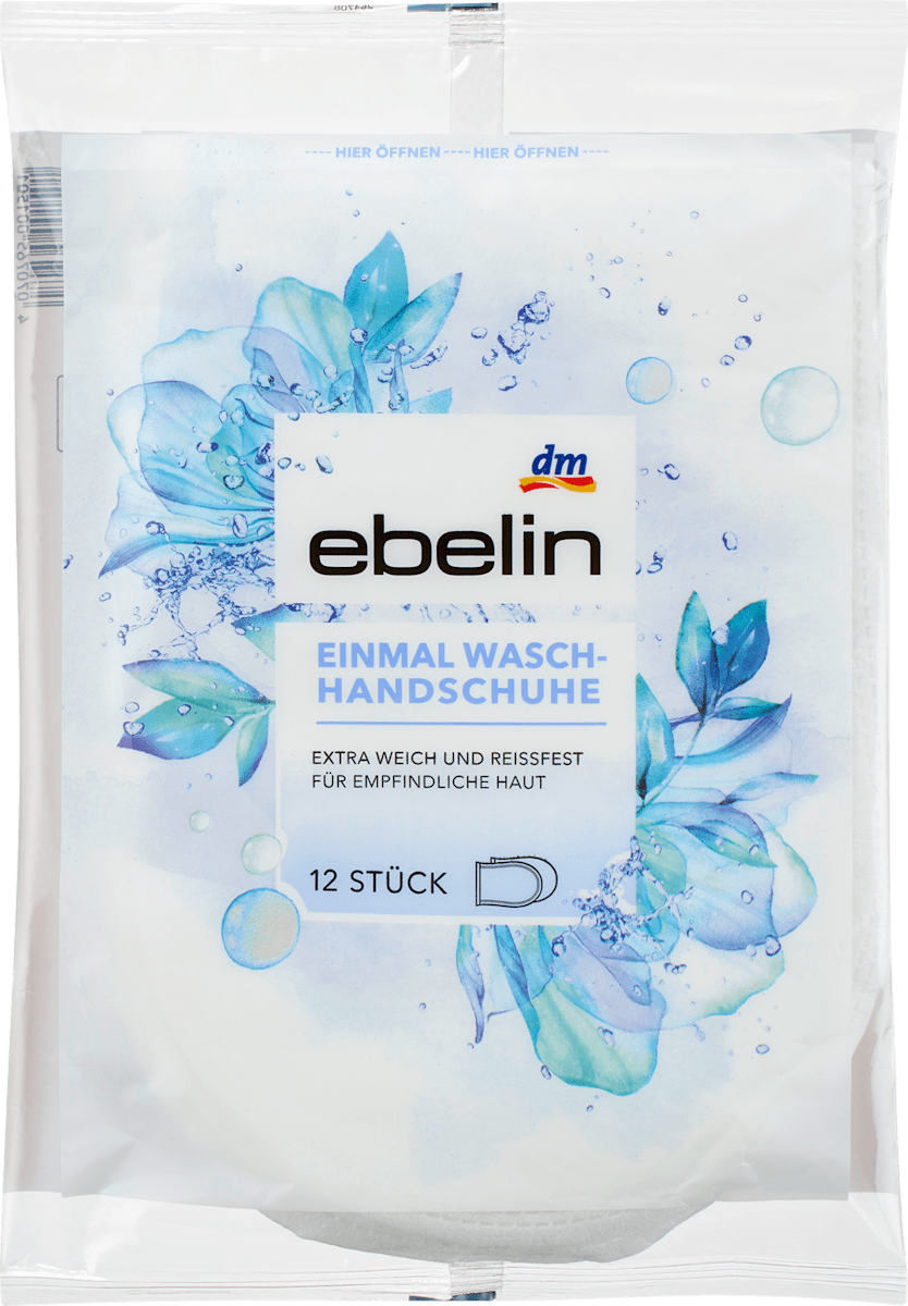 ebelin Disposable Washcloths, 12 pcs