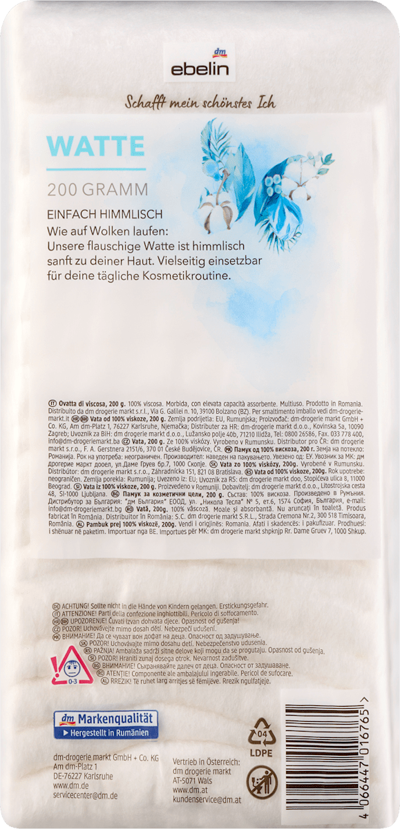 ebelin Cotton Wool, 200 g