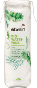 ebelin Organic Cotton Pads GOTS 60 pcs