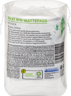 ebelin Organic Maxi Cotton Pads GOTS Certified, 40 pcs