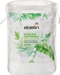 ebelin Organic Maxi Cotton Pads GOTS Certified, 40 pcs