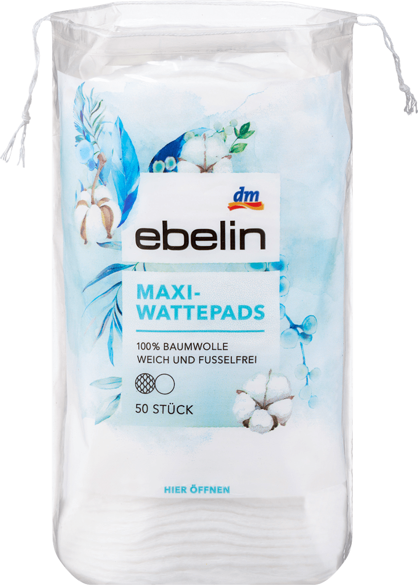 ebelin Cotton Pads Maxi 50 pcs