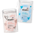 ebelin Exfoliating Cotton Pads Hearts, 40 pcs