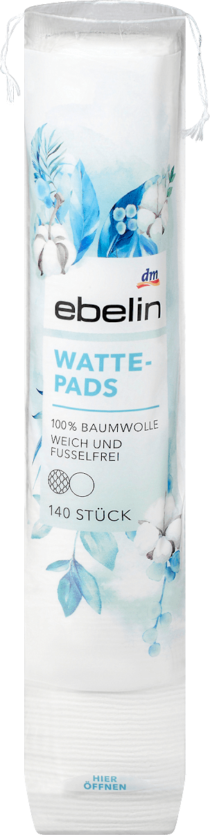 ebelin Cotton Pads, 140 pcs