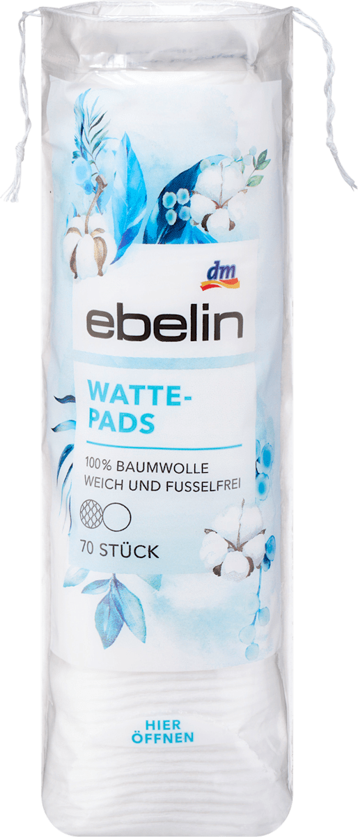 ebelin Cotton Pads, 70 pcs