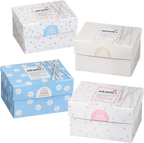 ebelin Cotton Buds with Printed Paper Sticks Motif Box, 300 pcs