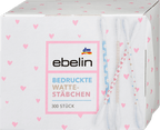 ebelin Cotton Buds with Printed Paper Sticks Motif Box, 300 pcs