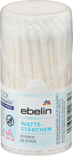 ebelin Cotton Buds Travel Size 50 pcs