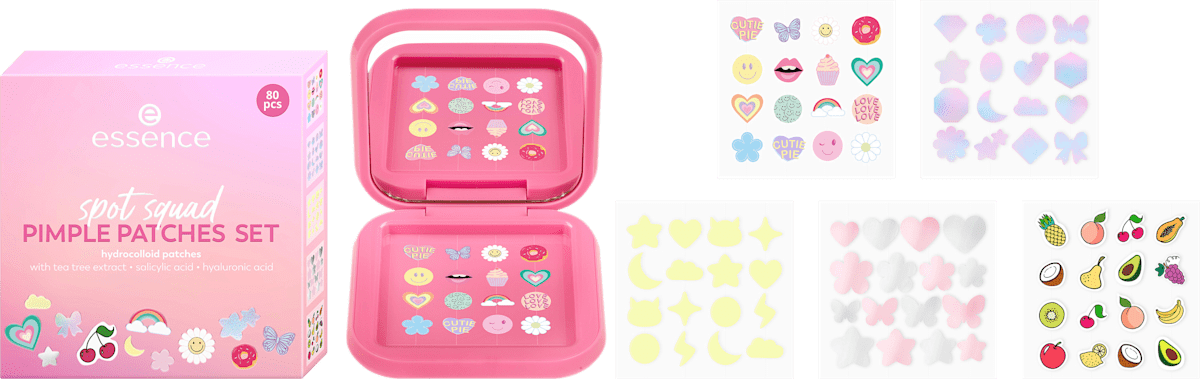 essence Anti-Pimple Patches Spot Squad, 80 pcs