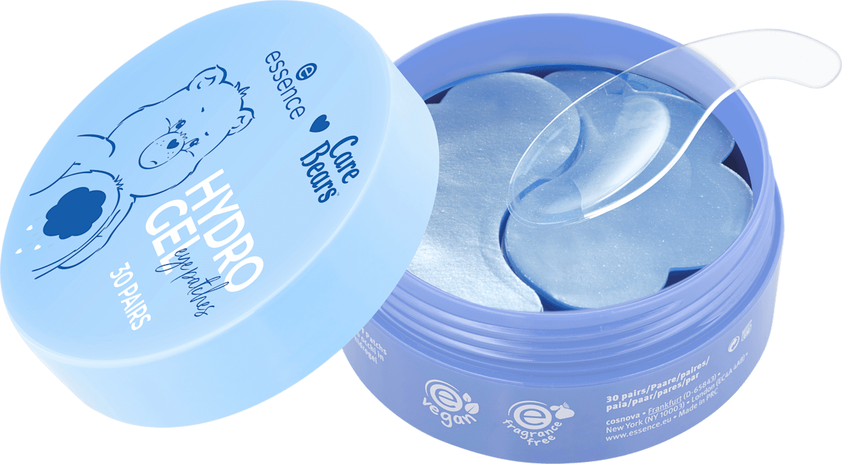 essence Eye Pads Care Bears Hydro Gel 01 Do Not Disturb, 30 pcs