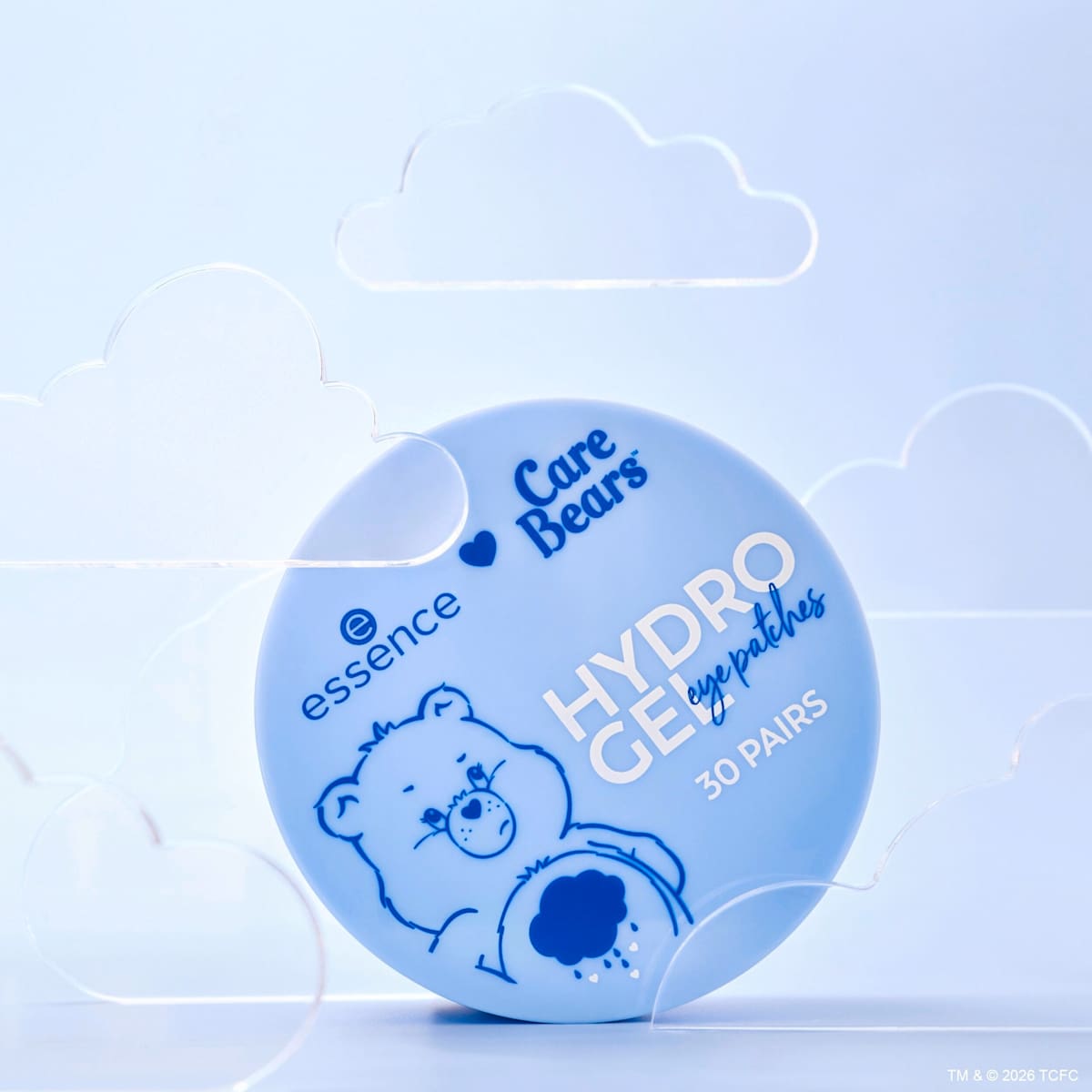essence Eye Pads Care Bears Hydro Gel 01 Do Not Disturb, 30 pcs