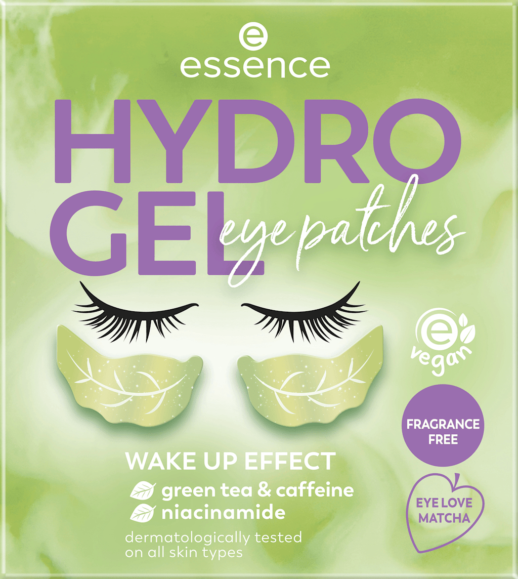 essence Eye Pads Hydro Gel 05 Eye Love Matcha (1 pair), 1 pc
