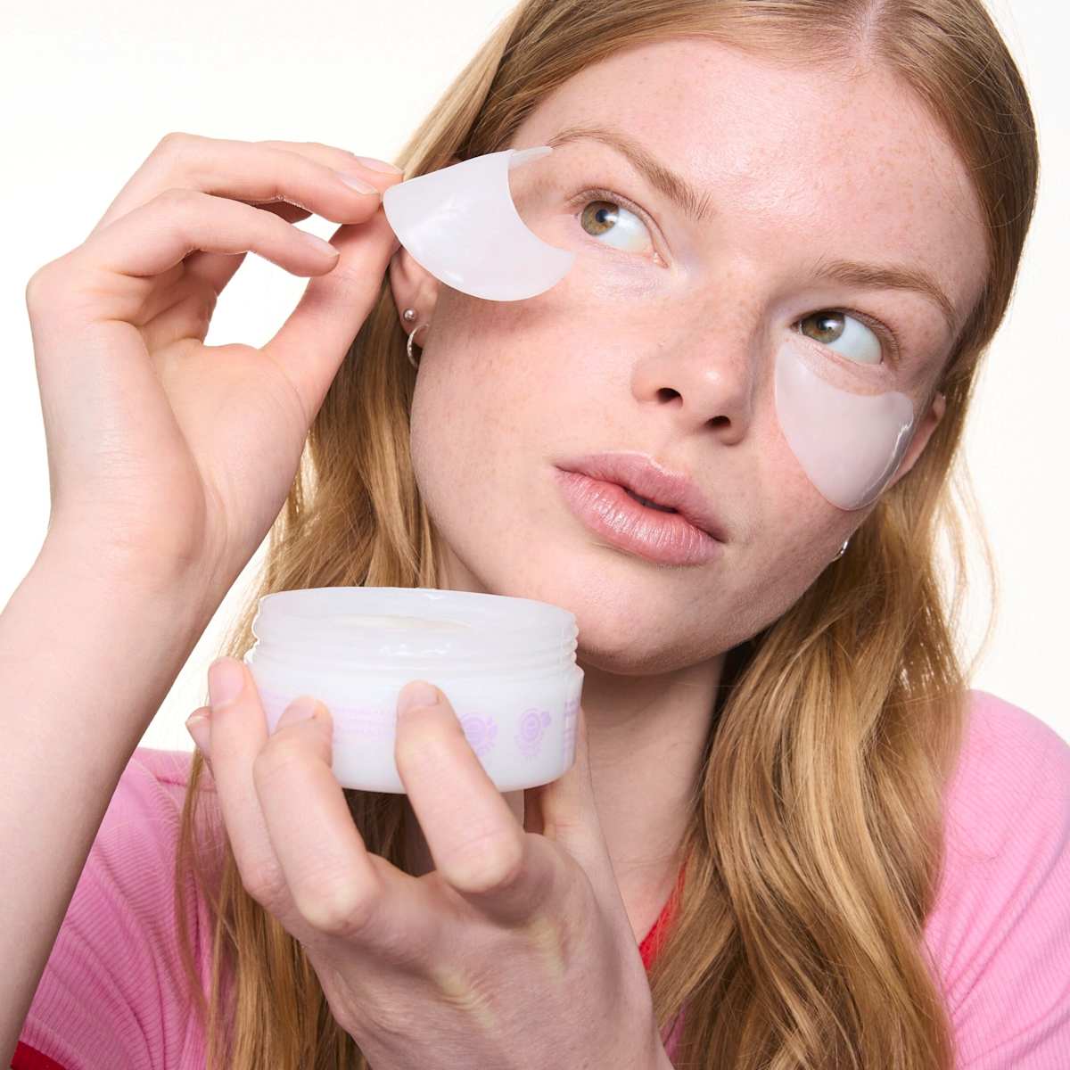essence Eye Pads Milky Glazed Hydro Gel, 30 pairs, 60 pcs