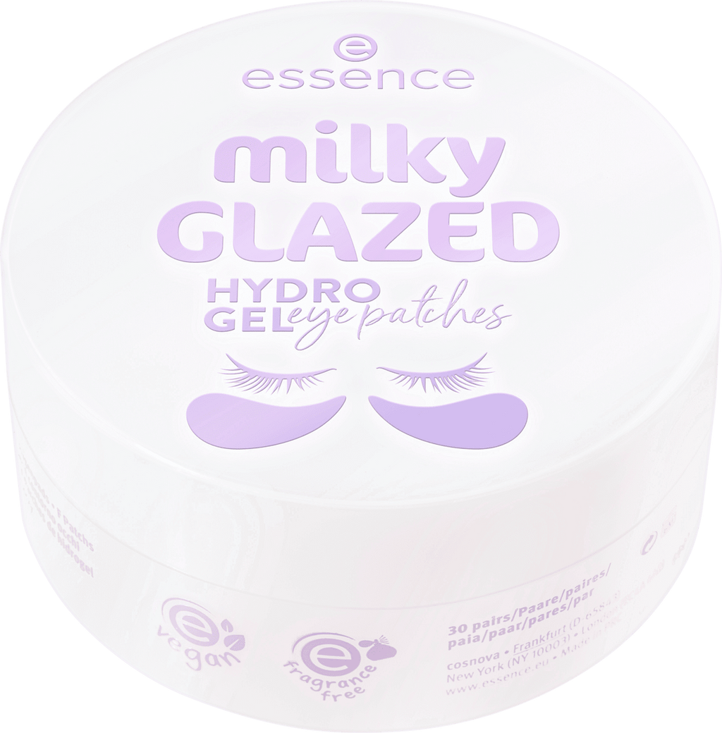 essence Eye Pads Milky Glazed Hydro Gel, 30 pairs, 60 pcs