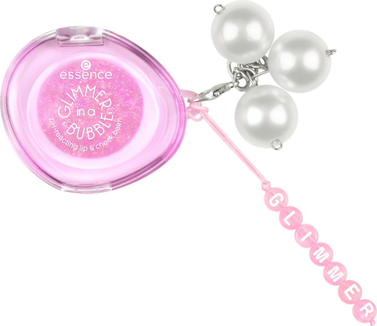 essence Lip & Cheek Colour Glimmer In A Bubble 01 Soft Glimmerin', 2.4 g