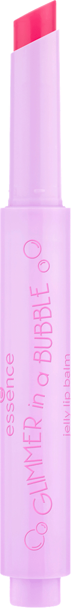 essence Lip Balm Glimmer In A Bubble Jelly 01 Chasing Bubbles, 1.6 g