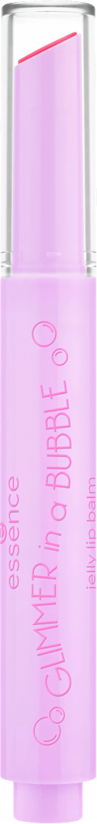 essence Lip Balm Glimmer In A Bubble Jelly 01 Chasing Bubbles, 1.6 g