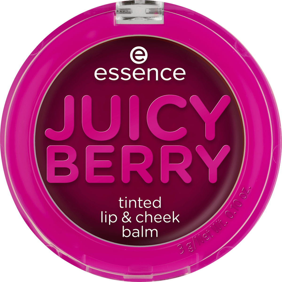 essence Lip Balm Juicy Berry Tinted Lip & Cheek Balm, 3 g