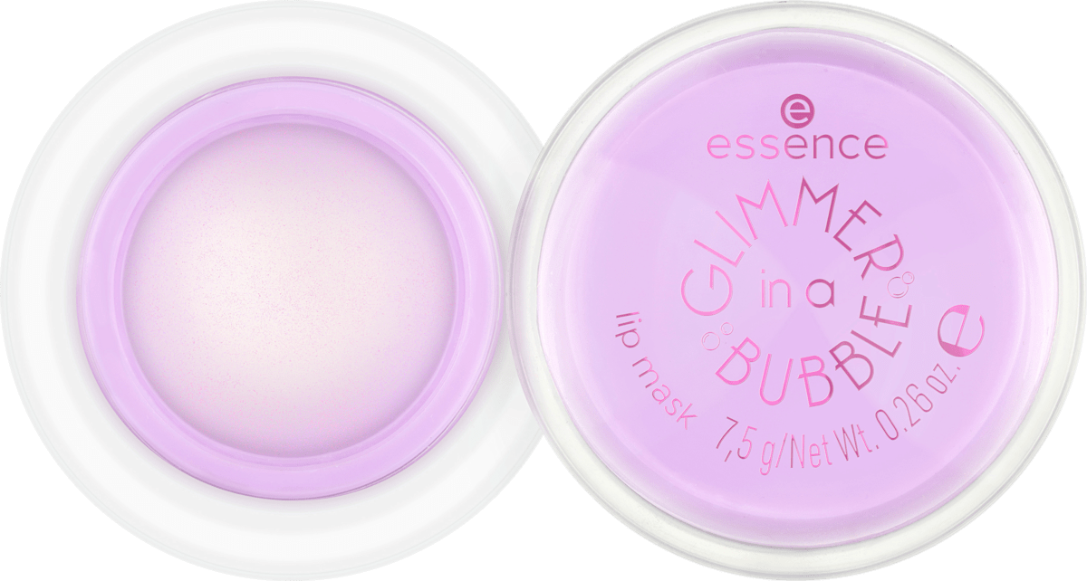 essence Lip Mask Glimmer In A Bubble 01 Kiss In A Bubble, 7.5 g